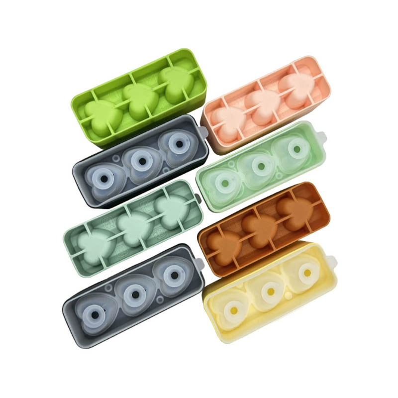 Rose-Shaped Ice Hockey Tray Mold